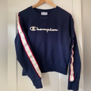 Champion cropped crew neck sweatshirt